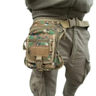 Тактична сумка на бедро Hawk коричнево-зелений камуфляж - зображення 2