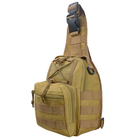 Тактическая сумка через плечо с системой молле Hawk койот - изображение 1