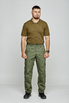 Тактические штаны UKM 60 4XL оливковый карго рип стоп - изображение 2