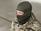 Тактическая балаклава маска подшлемник Tactic военная балаклава Олива (balaclava-olive) - изображение 4