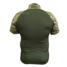Мужская тактическая рубашка-поло убакс с коротким рукавом Newt Polo Tactic хаки NE-POLU-023-XXXL - изображение 3