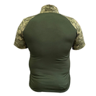 Мужская тактическая рубашка-поло убакс с коротким рукавом Newt Polo Tactic хаки NE-POLU-023-L - изображение 3