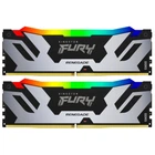 Модуль пам'яті для комп'ютера DDR5 32GB (2x16GB) 6400 MHz Renegade Silver RGB Kingston Fury (ex.Hype