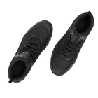 Тактичні кросівки з ступінатором на протекторній підошві чорні 42 - изображение 2
