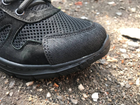 Тактичні літні кросівки сітка колір чорний 45 - изображение 3