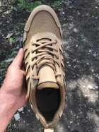 Тактичні літні кросівки сітка колір койот. 39 - изображение 2