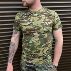 Тактическая камуфляжная футболка Мультикам (Размер 52) - изображение 3