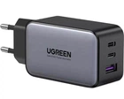 Зарядний пристрій Ugreen CD244 USB-A + 2 x USB-C 65 Вт GaN Tech Fast Charger Сірий