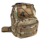 Тактичний рюкзак армійський 6л, (28х18х13 см) Oxford 600D, B14, Камуфляж - зображення 5