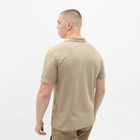 Мужская тактическая футболка поло с коротким рукавом поло для военных с липучками на рукавах Бежевый XL - изображение 5