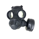 Защитный противогаз-маска с фильтром для воздуха тактический Черный - изображение 3