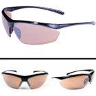 Защитные тактические очки Global Vision баллистические открытые стрелковые очки LIEUTENANT коричневые (1ЛЕИТ-40) - изображение 1