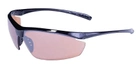 Защитные тактические очки Global Vision баллистические открытые стрелковые очки LIEUTENANT коричневые (1ЛЕИТ-40) - изображение 3