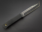 Нож нескладной Тактический Танто Черный с Прорезиненной рукояткой - изображение 3