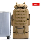 Рюкзак тактический туристический раздвижной XS-F22 100л койот - изображение 5