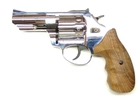 Револьвер під патрон Флобера Ekol Viper 3" (хром / бук) chrome - зображення 1