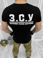 Тактическая футболка из материала инновационного ВСУ Black XL - изображение 2