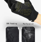 Сенсорные перчатки полнопалые FQ103B147 на липучке Черный XL (Kali) - изображение 6