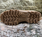 Легкі чоловічі літні кросівки туристичні з гідрофобної натуральної шкіри трекінгові дихаючі 3D сітка Кордура 1000Д не промокаючі 38 коричневі - зображення 3