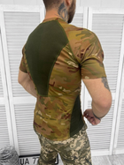 Тактическая футболка стиля военного Elite Multicam M - изображение 4