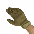Тактичні рукавички "Койот" літні з ударними накладками розмір XL - зображення 4