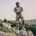 Тактическая военная форма костюм армейский мультикам с защитой, убакс UBACS MultiCam, кепка ВСУ р.S - зображення 4