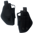 Кобура ВОЛМАС для ПМ с системой крепления Molle с карманом для магазина черная + тренчик шнур страховочный - изображение 2