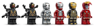 Zestaw klocków LEGO Marvel Avengers Sala zbroi Iron Mana 524 elementy (76125) - obraz 5