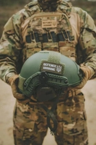 Наушники тактичні активні з мікрофоном Earmor на шолом Earmor M32H MOD3 Helmet Version | Ranger Green - зображення 3