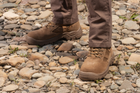 Берцы тактические. Мужские ультралёгкие боевые ботинки Maxsteel Hi-legs Coyote 50 (331мм) коричневые - изображение 4