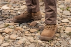 Берцы тактические. Мужские ультралёгкие боевые ботинки Maxsteel Hi-legs Coyote 49 (325мм) коричневые - изображение 3