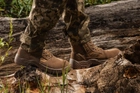 Берцы тактические. Мужские ультралёгкие боевые ботинки Maxsteel Hi-legs Coyote 49 (325мм) коричневые - изображение 5