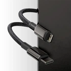 Кабель швидкого заряджання 20W Baseus Tungsten Gold Type-C - Lightning CATLWJ-01