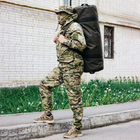 Баул-сумка-военная, баул армейский Оксфорд 100 л тактический баул, тактический баул-рюкзак, хаки - изображение 4