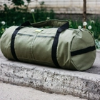 Сумка-баул-рюкзак, баул армейский Оксфорд 100 л тактический баул, олива - зображення 7