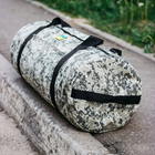 Сумка-баул-рюкзак, баул армійський Оксфорд тактична на 100 л Піксель - зображення 8