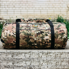 Сумка-баул-рюкзак, армійський баул Cordura 120 л тактичний баул, тактичний баул-рюкзак, мультикам - зображення 6