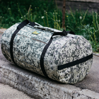 Сумка-баул-рюкзак, баул армейский Оксфорд тактическая на 120 л Пиксель - изображение 7