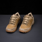 Черевики тактичне взуття кросівки легкі (літо) натуральна гідрофобна шкіра посилена п’ята та носок Койот 44 - зображення 5