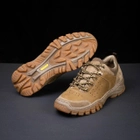 Ботинки кроссовки тактическая обувь легкие (лето) натуральная гидрофобная кожа усиленная пятка и носок Койот 46 - изображение 4
