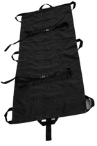 Военные медицинские носилки, безкаркасные носилки для эвакуации 190х70см Black - изображение 1