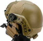 Навушники активні тактичні захисні шумоподавлюючі EARMOR M32H COYOTE з адаптерами - зображення 5