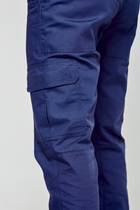 Тактичні штани UKM 56XXL синій карго ріп стоп - зображення 5