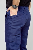 Тактичні штани UKM 48 (S) синій карго ріп стоп - зображення 4