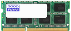 Оперативная память Goodram SODIMM DDR3-1333 4096MB PC3-10600 (W-PA3918U-1M4G)