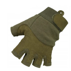 Тактические Olive Mil-Tec Army Fingerless Gloves перчатки 12538501 размер L - изображение 7