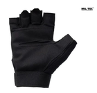 Тактичні Mil-tec Чорні рукавички Army Fingerless Gloves 12538502 розмір XL - зображення 5