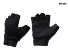 Тактические перчатки Army Fingerless Gloves Mil-tec Black 12538502 размер M - изображение 1