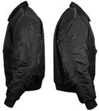 Куртка тактическая Black Mil-Tec бомбер черный размер XXL 10404502 - изображение 2