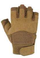 Перчатки Mil-Tec тактические Койот без пальцев 12538519 размер S - изображение 5